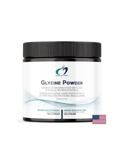 Глицин 3000 мг на прах 180 гр Designs For Health | Glycine
