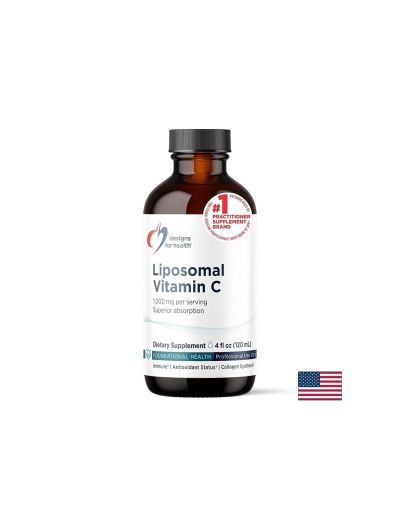 Липозомен Витамин Ц 1000 мг х 120 мл Designs For Health | Liposomal Vitamin C