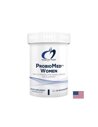 ProbioMed Women Пробиотик за жени, 25 млрд CFU, 9 щама х 30 капсули Designs For Health