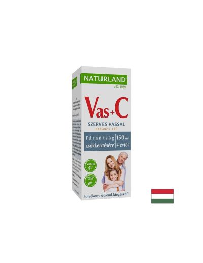 Желязо бисглицинат + витамин Ц сироп х 150 мл Naturland | Iron bisglycinate