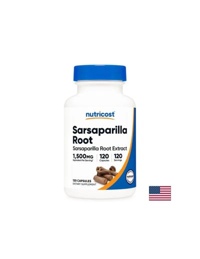 Сарсапарила екстракт 100 мг х 120 капсули Nutricost | Sarsaparilla