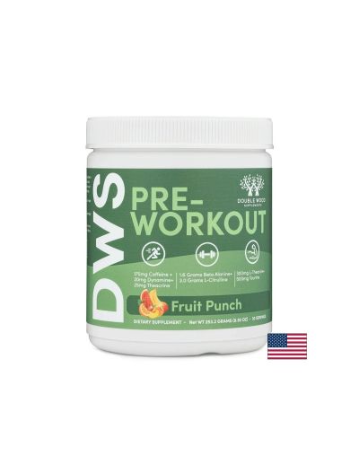 Pre-Workout Л-Цитрулин 3000 мг + Бета аланин 1600 мг + Кофеин 175 мг на прах 253 гр Double Wood