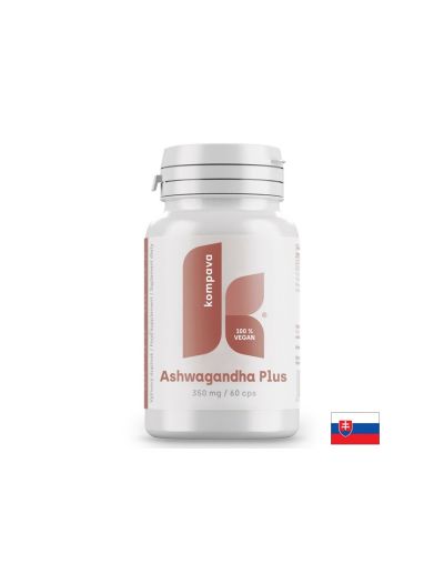 Ашваганда 348 мг + Биоперин 2 мг х 60 капсули KOMPAVA | Ashwagandha & Bioperine