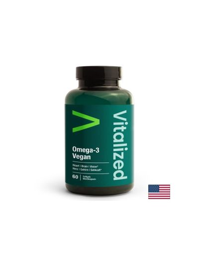 Омега 3 от водорасли веган формула х 60 капсули VITALIZED | Vegan Omega 3