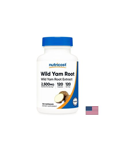 Див ям екстракт 125 мг х 120 капсули Nutricost | Wild yam
