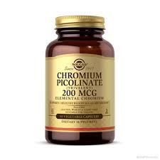 ХРОМ ПИКОЛИНАТ 200мкг 90 таблетки СОЛГАР | CHROMIUM PICOLINATE SOLGAR