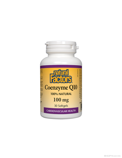 Коензим Q10 100мг х 30 капсули Natural Factors | Coenzyme Q10