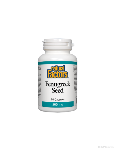 Сминдух 500мг х 90 капсули Natural Factors | Fenugreek Seed