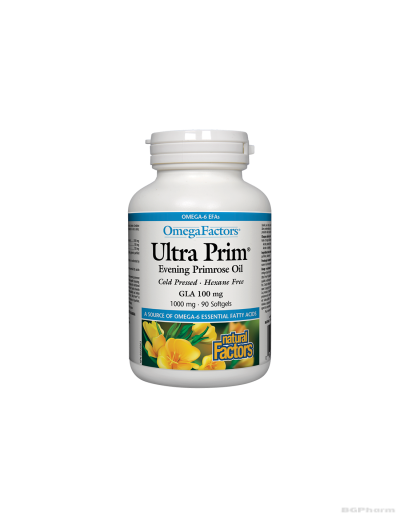 Масло от вечерна иглика 1000мг х 90 капсули Natural Factors | Evening Primrose Oil