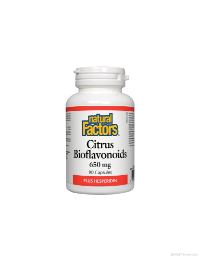 Цитрусови Биофлавоноиди + Хесперидин 90 капсули Natural Factors | Citrus Bioflavonoids