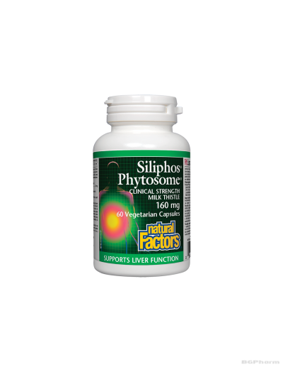 Бял трън Фитозоми (екстракт) 160мг x 60 капсули Natural Factors | Siliphos® Phytosome