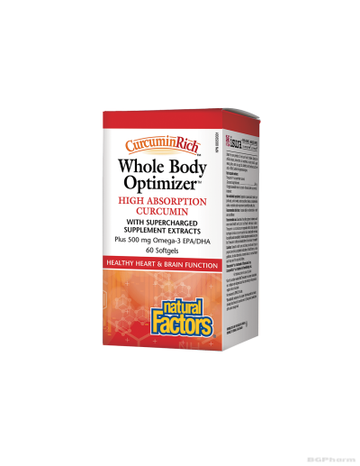 CurcuminRich Whole Body Optimizer Формула за цялостно здраве x 60 капсули Natural Factors