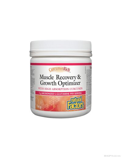 Формула за мускули и възстановяване на прах 156 гр Natural Factors | Muscle Recovery & Growth