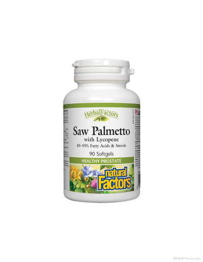 Сао Палмето + Ликопен х 90 софтгел капсули Natural Factors