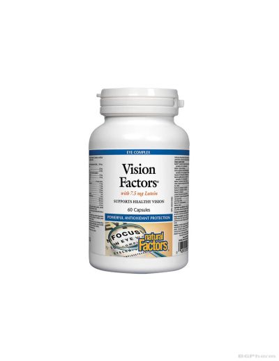 Vision Factors Формула за силно зрение (витамини и билки) х 60 капсули Natural Factors
