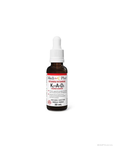 Витамин К2 + А + Д3 на капки х 30 ml Natural Factors | Здрави кости