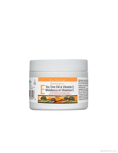 Антибактериален крем - Чаено дърво и Витамин Е Holista х 40гр Natural Factors