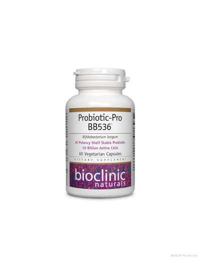 Пробиотик Pro BB536 - 10 млрд.активни пробиотици х 60 капсули Bioclinic Naturals