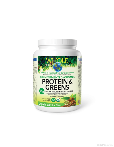 Whole earth & sea® Натурален протеин + антиоксиданти х 656гр прах (ванилия) Natural Factors