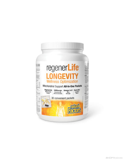 RеgenerLife™ Longevity Формула за клетъчно здраве х 30 дози Natural Factors