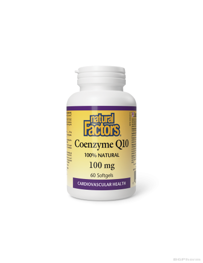 Коензим Q10 100мг х 60 капсули Natural Factors | Coenzyme Q10
