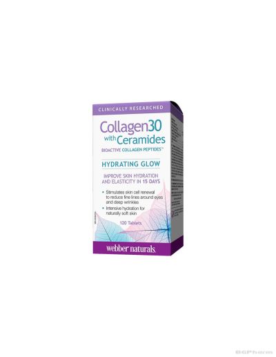Collagen30®  Колаген + Серамиди х 120 таблетки Webber Naturals | Collagen with Ceramides