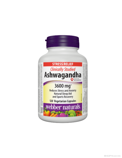 Ашваганда 300мг x 120 капсули Webber Naturals | Ashwaganda Extract