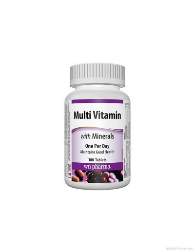 Мултивитамини + минерали х 100 таблетки Webber Naturals | Multi Vitamin with Minerals