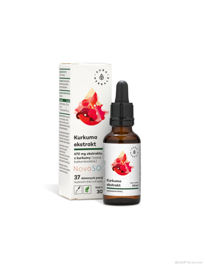 Куркума NovaSOL® х 30мл капки Aura Herbals (противовъзпалително)