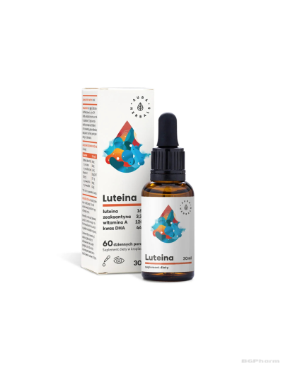 Лутеин + зеаксантин + витамин А и Рибено масло х 30мл капки Aura Herbals (очи, зрение)