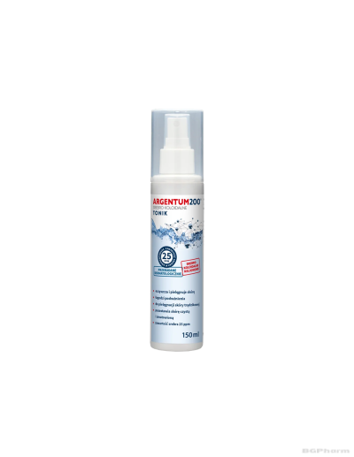 Колоидно сребро Argentum200® 25ppm х 150мл спрей Aura Herbals (дезинфекция, акне)