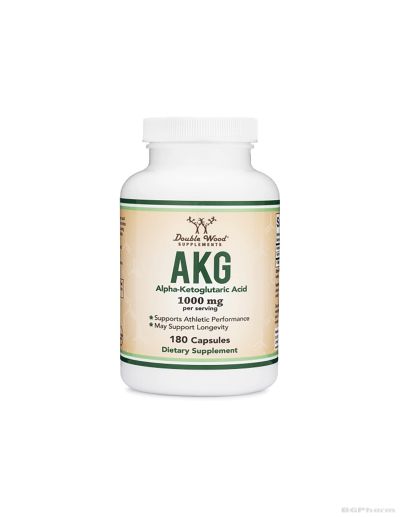 Алфа - кетаглутарова киселина х 180 капсули Double Wood | AKG (Alpha Ketoglutaric Acid)