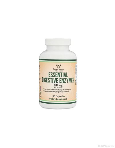 Храносмилателни ензими х 180 капсули Double Wood | Essential digestive enzymes