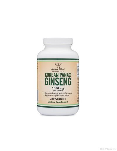 Корейски ( Азиатски ) женшен екстракт х 240 капсули Double Wood | Korean Panax Ginseng