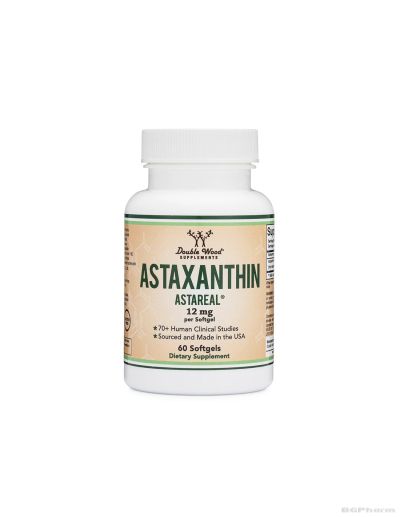 Астаксантин 12 мг х 60 капсули Double Wood | Astaxanthin Astareal