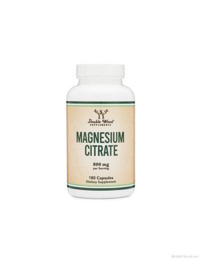 Магнезий цитрат х 180 капсули Double Wood | Magnesium  citrate