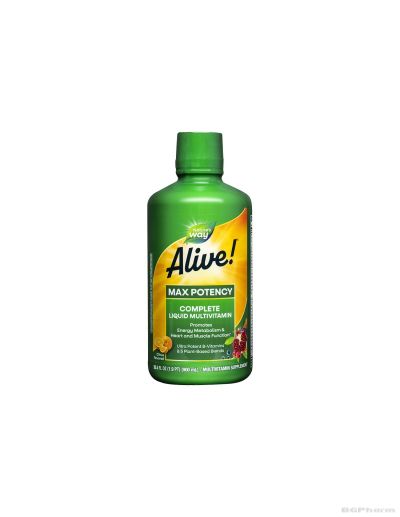 Алайв Маx Potency Течен мултивитамин х 900 мл Nature’s Way