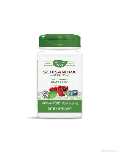 Шизандра плод 580мг х 100 капсули Nature’s Way | Schisandra Fruit