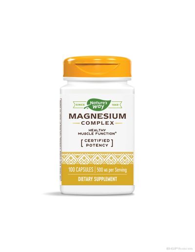 Магнезий комплекс 250 мг х 100 капсули Nature’s Way | Magnesium Complex