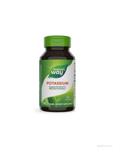 Калий  99 мг х 100 капсули Nature's Way | Potassium Gluconate