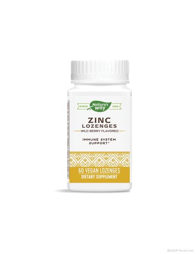 Цинк + Ехинацея и Витамин Ц х 60 таблетки за смучене Nature’s Way | Zinc Lozenges