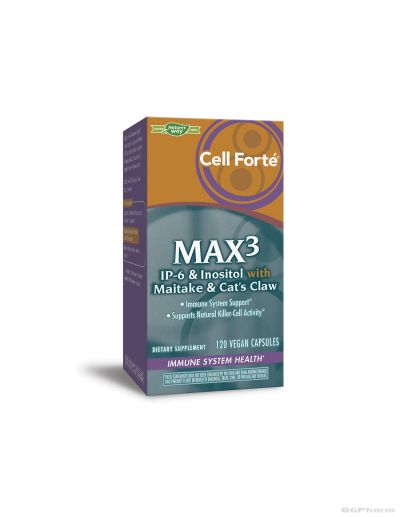 Cell Forté MAX³ IP-6 Формула с инозитол хексафосфат, майтаке и котешки нокът Nature’s Way