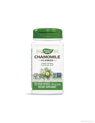 Лайка цвят 350мг х 100 капсули при нервни и стомашни разстройства Nature's Way | Chamomile Flowers