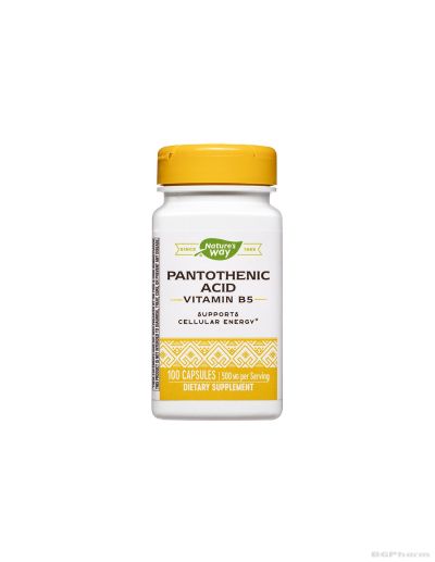 Пантотенова киселина (Витамин Б5) 250 мг х 100 капсули Nature’s Way | Pantothenic Acid