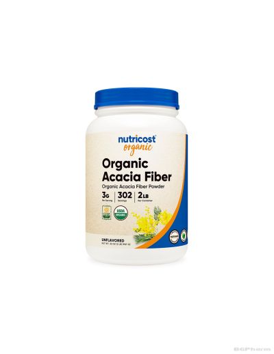 Акациеви фибри на прах органик х 907 гр Nutricost | Acacia Fibre