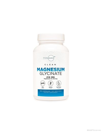 Type Zero™ Магнезий глицинат х 180 капсули Nutricost | Magnesium Glycinate