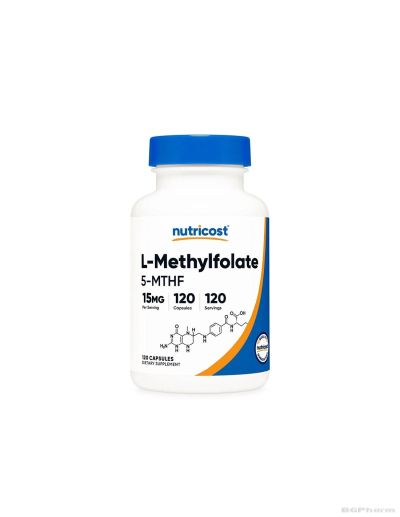 Фолиева киселина ( метил фолат ) 1000 мкг х 120 капсули Nutricost | Methyl Folate