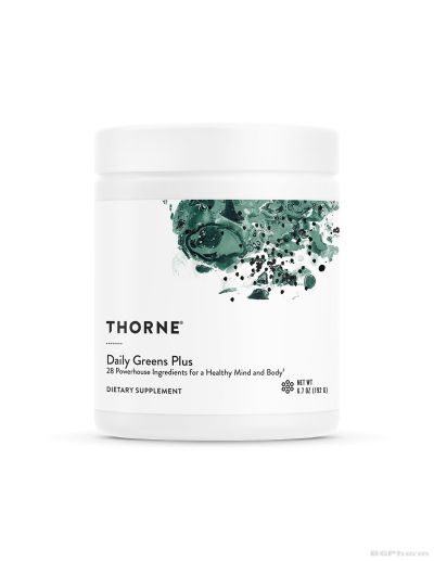 8 зелени храни за физическа и психическа издръжливост 192 гр прах Thorne | Daily Green Plus