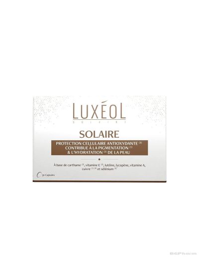 Формула за равномерен тен х 30 капсули Luxeol Solaire