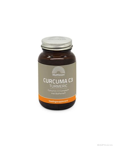 Куркума C3® 668 мг + Биоперин BioPerine® 12 мг х 60 таблетки Mattisson Healthstyle